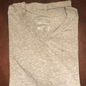 Champion Duo Dry Gray Women's V-Neck Top L